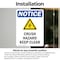 Signmission Safety Culture Sign, 7 in Width, Vinyl Decal, Rectangle OS-2PACK-NS-D-710-V-10848 - alternate 4